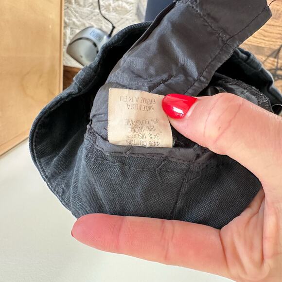 Theory Sugar Dress Pants in Black Canvas 0 - Picture 9 of 10